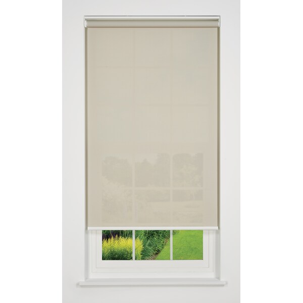 Linen Avenue Cordless 5% Solar Screen Standard Roller Shade, 32 1/4 W x 78 H, Beige R2SS5BG3225B78